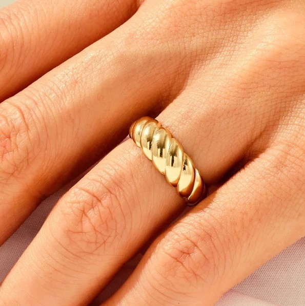 Златен пръстен Spiral