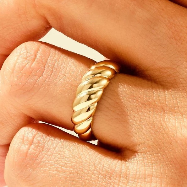 Златен пръстен Spiral