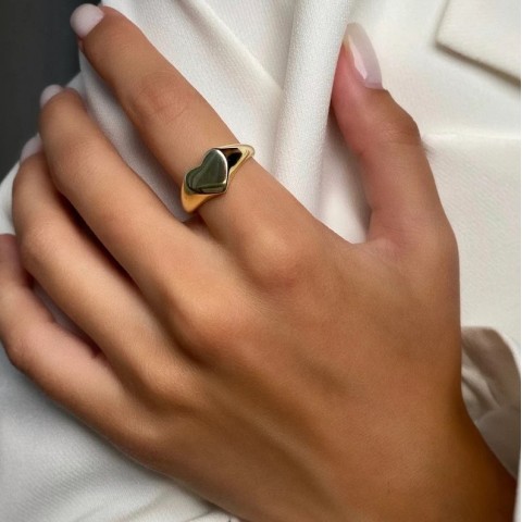 Златен пръстен AMORE