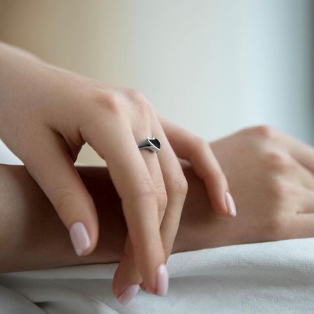 Златен пръстен Сърце