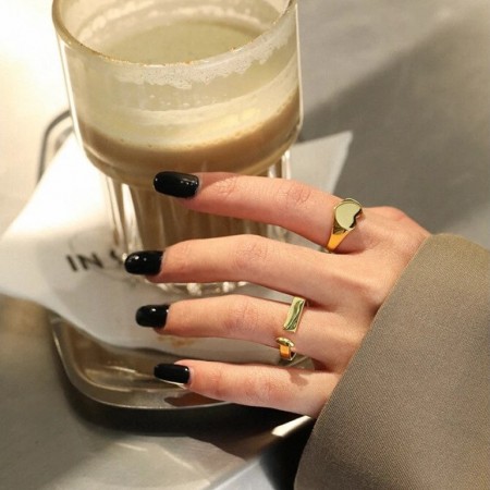 Златен пръстен Сърце