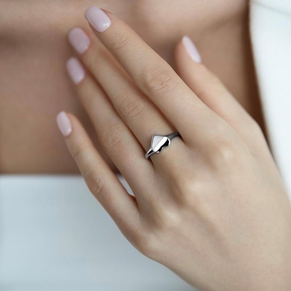 Златен пръстен Сърце