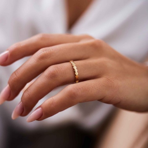 Златен пръстен HONEY