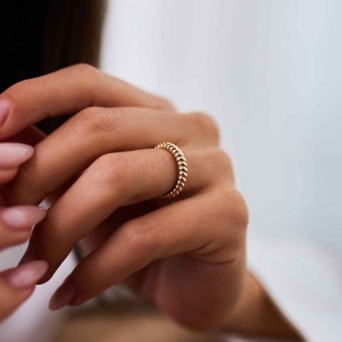 Златен пръстен D11724