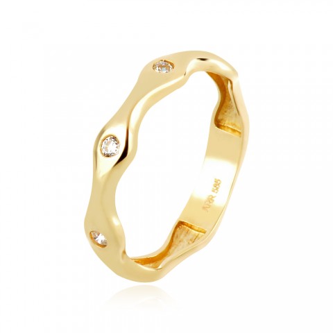 Златен пръстен D10264