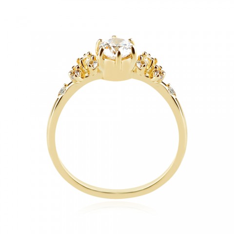 Златен пръстен D11340