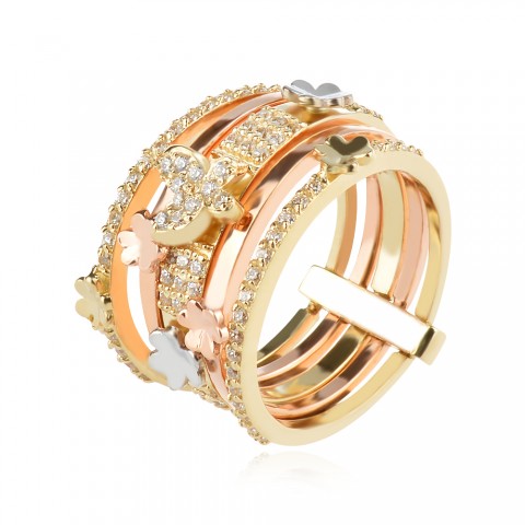 Златен пръстен D11358