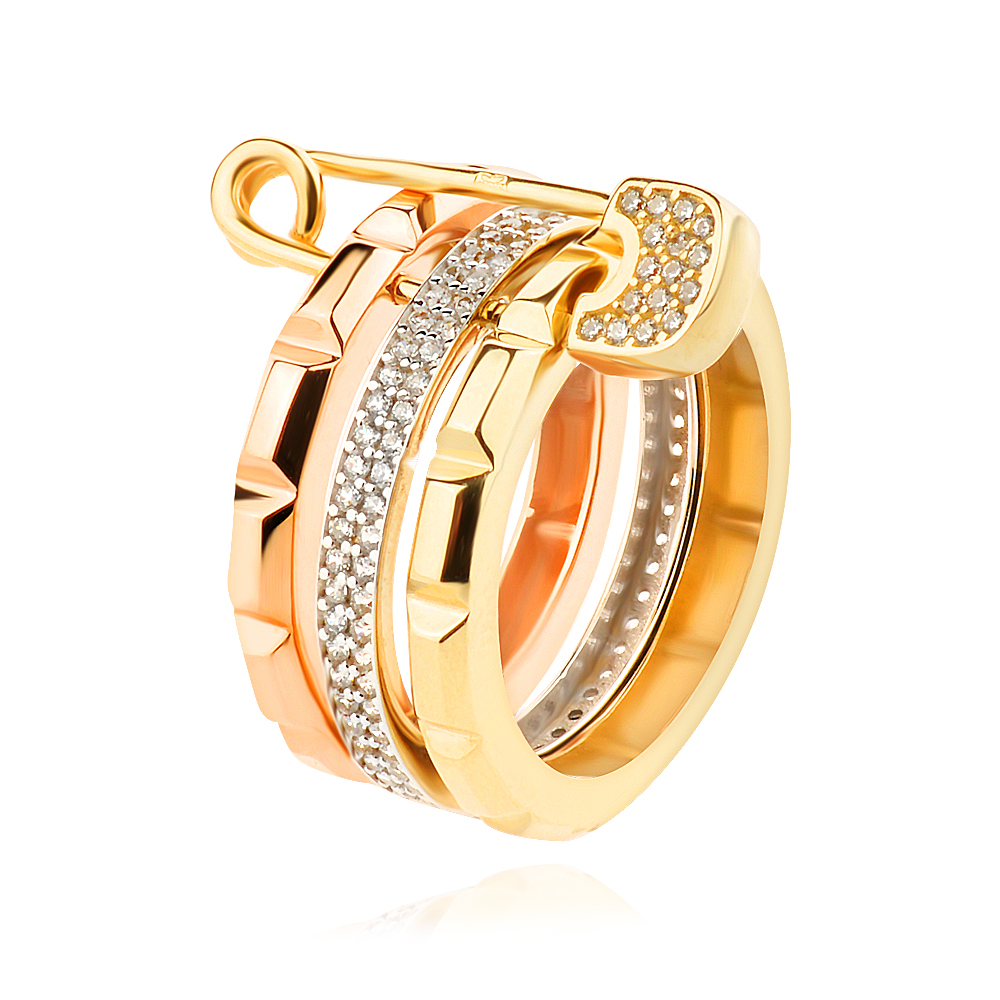 Златен пръстен Pin Chic