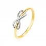 Златен пръстен Infinity Love