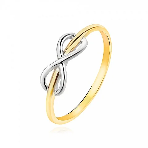 Златен пръстен Infinity Love