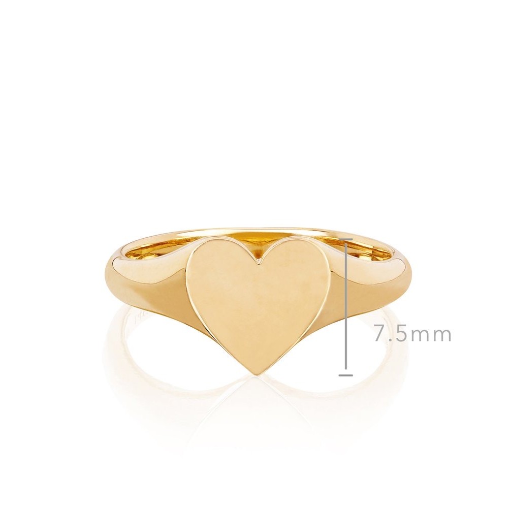 Златен пръстен Сърце