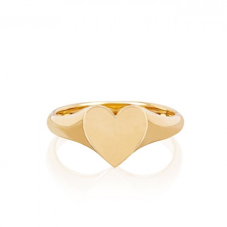 Златен пръстен Сърце