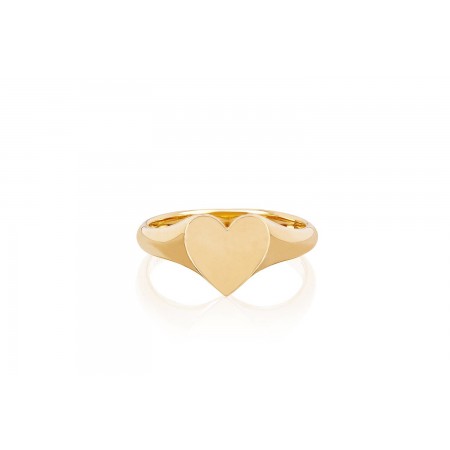 Златен пръстен Сърце