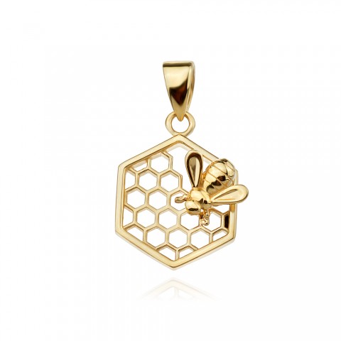 Златен медальон Honeycomb